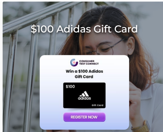 Enter for a $100 Adidas Gift Card